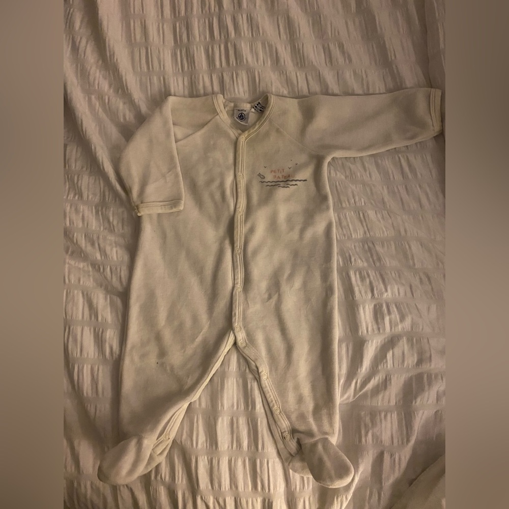 Warm petit bateau onsie